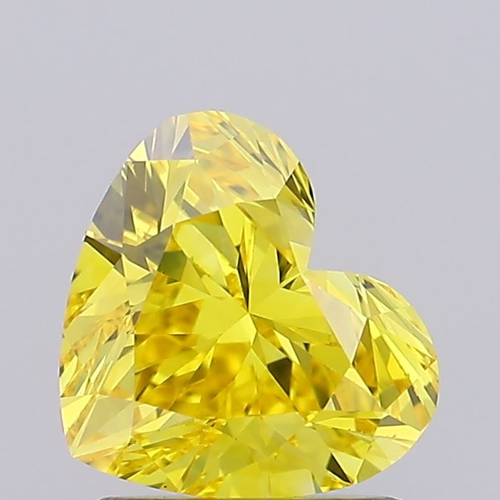 1.2ct Heart Fancy Vivid Yellow VVS2