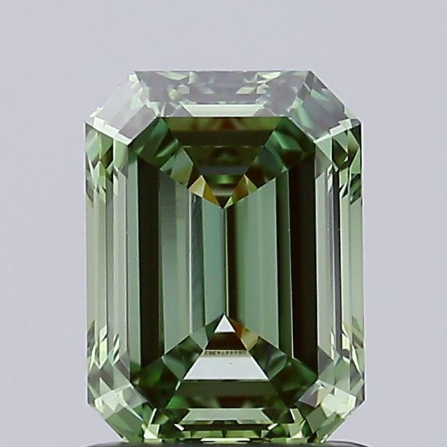 1.07ct Emerald lab grown diamond
