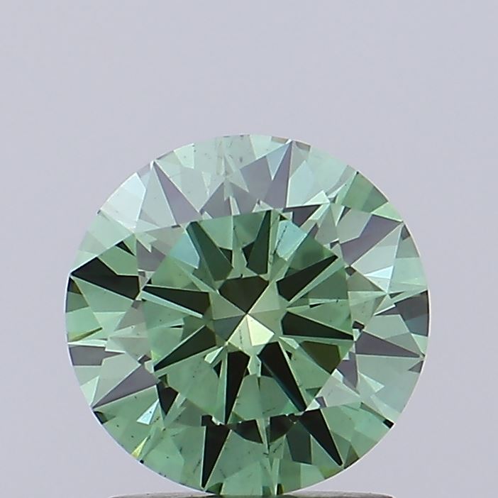 Actual 1.46 carat VS2 Round lab-grown diamond