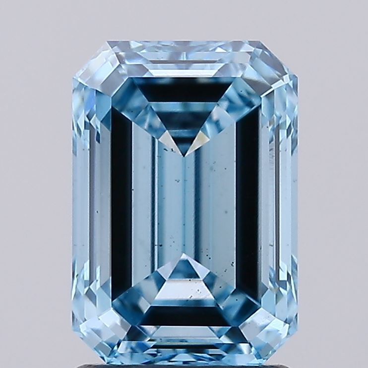 2.11ct Emerald lab grown diamond