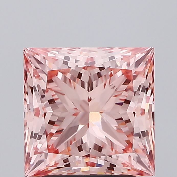 2.64ct Princess lab grown diamond