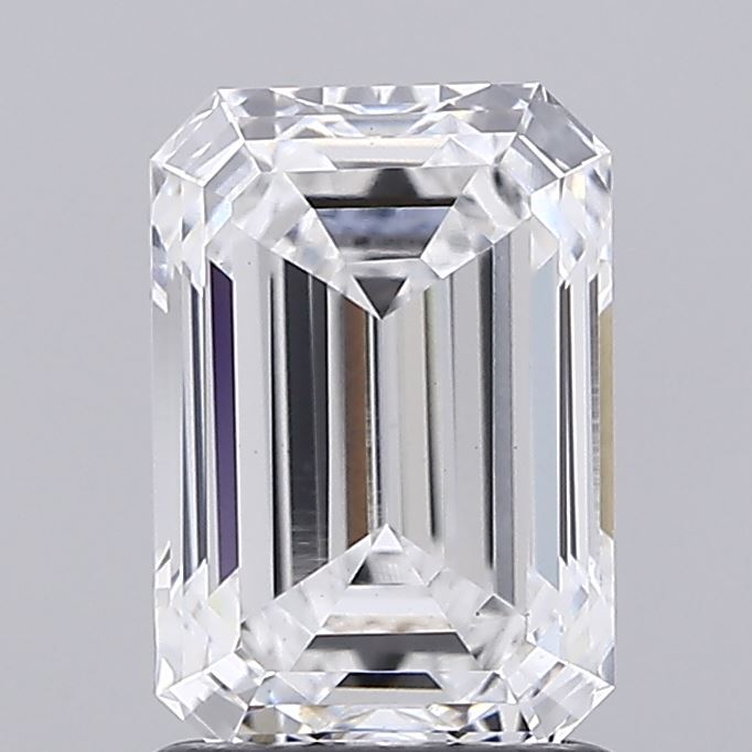 1.66ct Emerald lab grown diamond