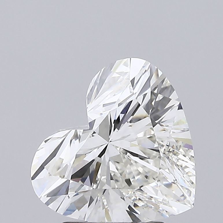 2.55ct Heart lab grown diamond