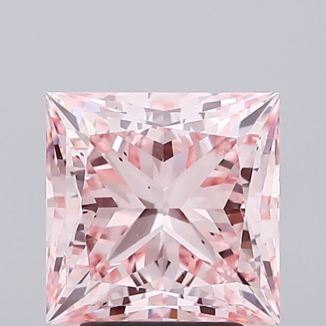 3.14ct Princess lab grown diamond