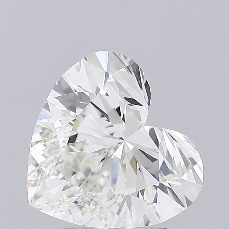 2.66ct Heart lab grown diamond