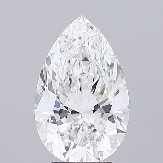 3.73 Carat Pear Brilliant Cut Laboratory Grown Diamond