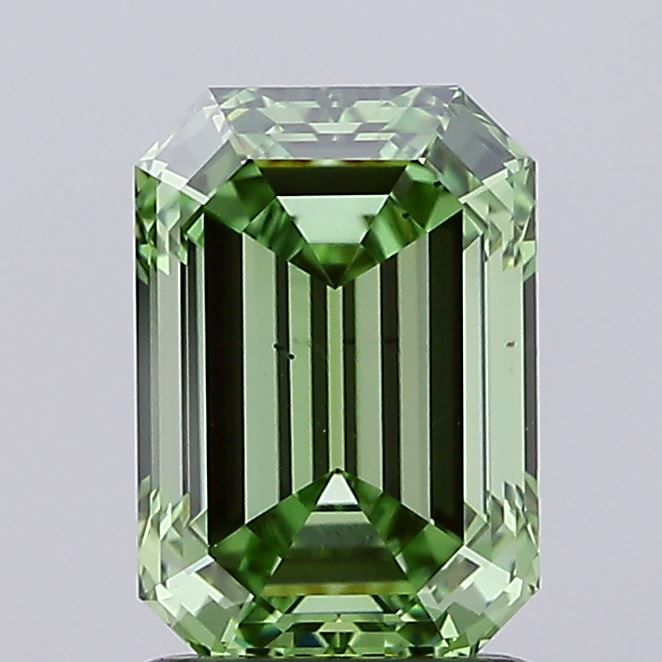 1.59ct Emerald lab grown diamond