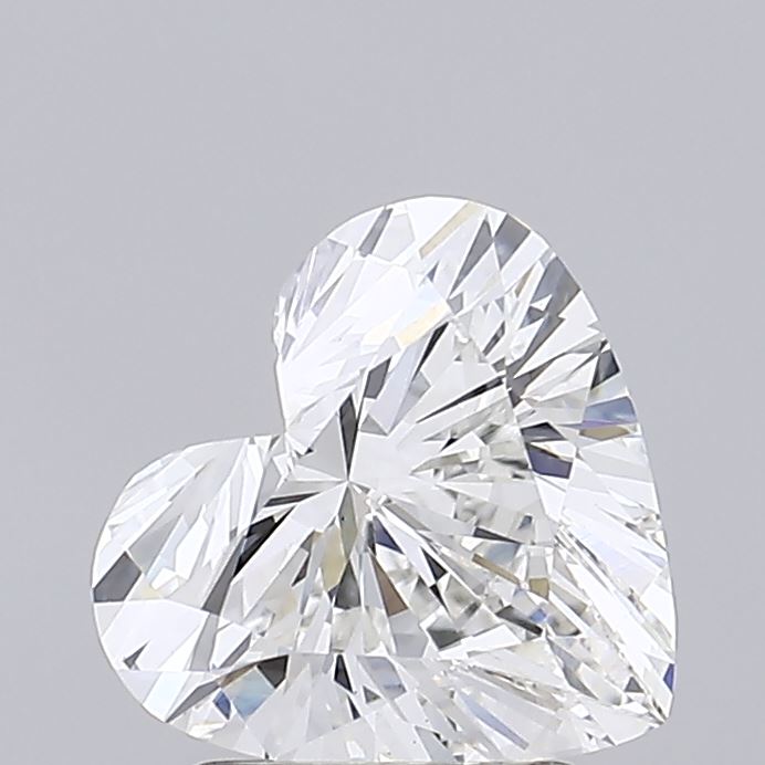2.10ct Heart lab grown diamond