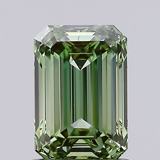 1.00ct Emerald lab grown diamond