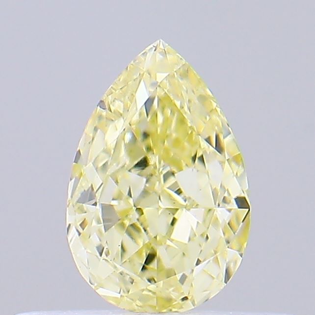 0.3ct Pear Fancy Vivid Yellow SI1
