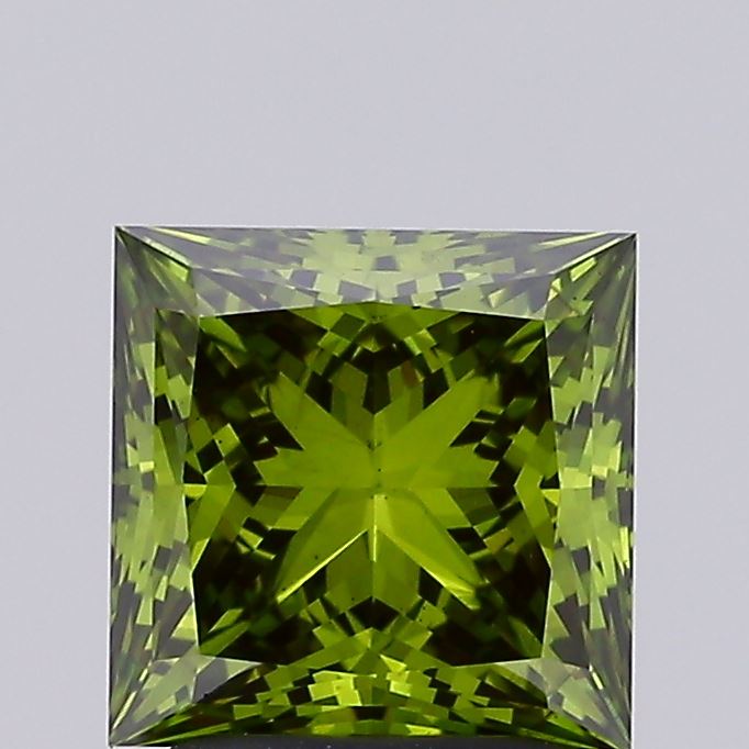 2.07ct Princess lab grown diamond