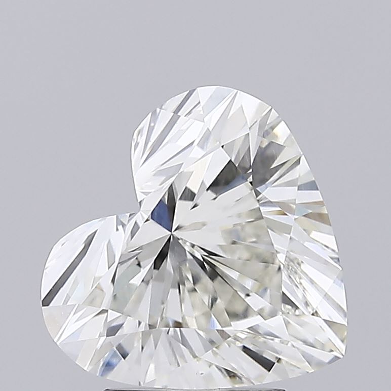 2.65ct Heart lab grown diamond