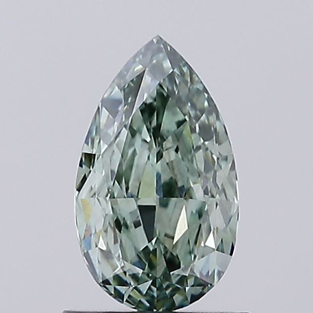 1.08ct Pear Fancy Vivid Green VS1 IGI