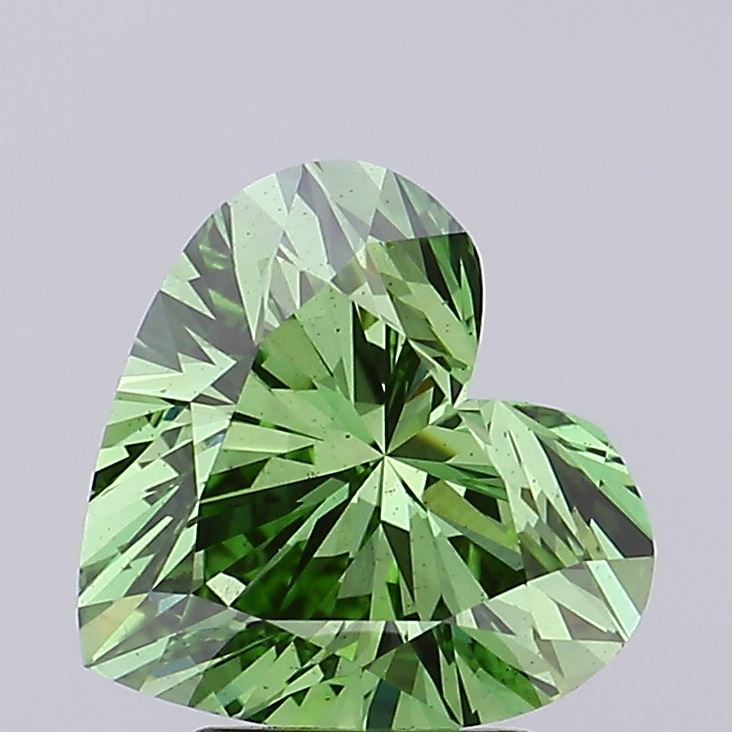 2.57ct Heart lab grown diamond