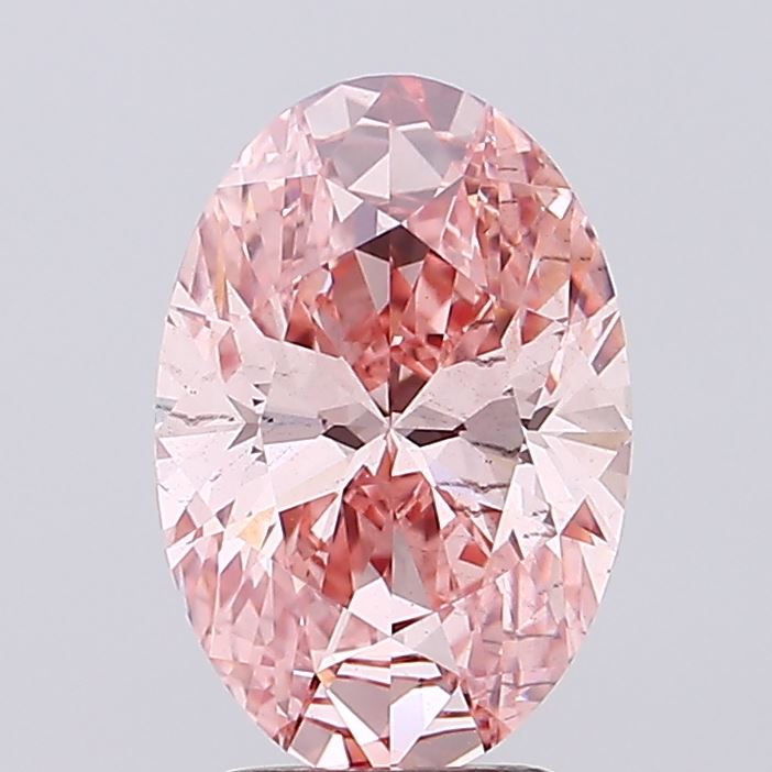 3.21ct Oval lab grown diamond