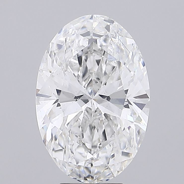 5.39ct Oval lab grown diamond