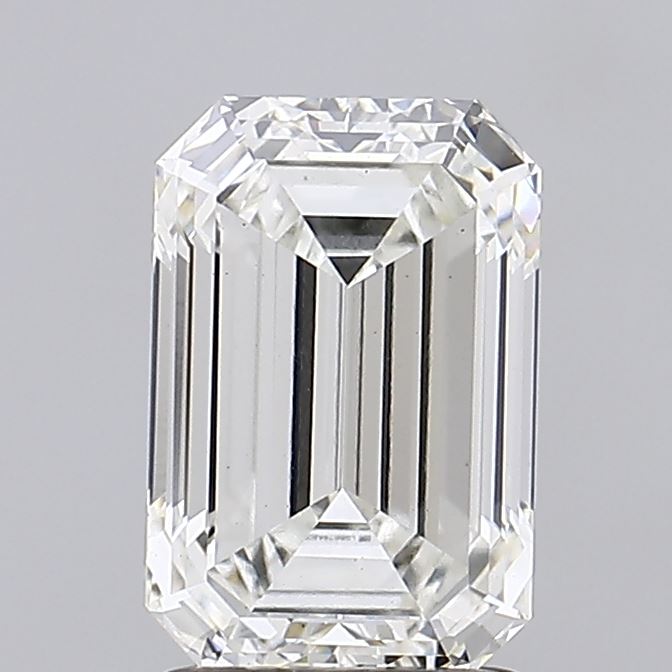 1.82ct Emerald lab grown diamond