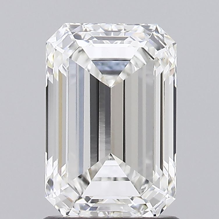 1.38ct Emerald lab grown diamond