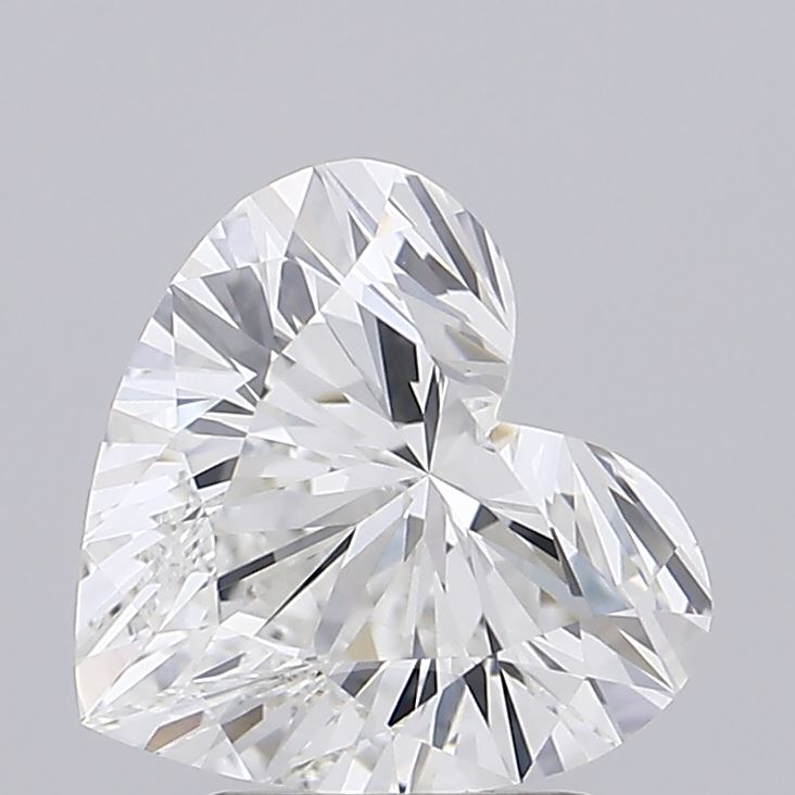 2.52ct Heart lab grown diamond