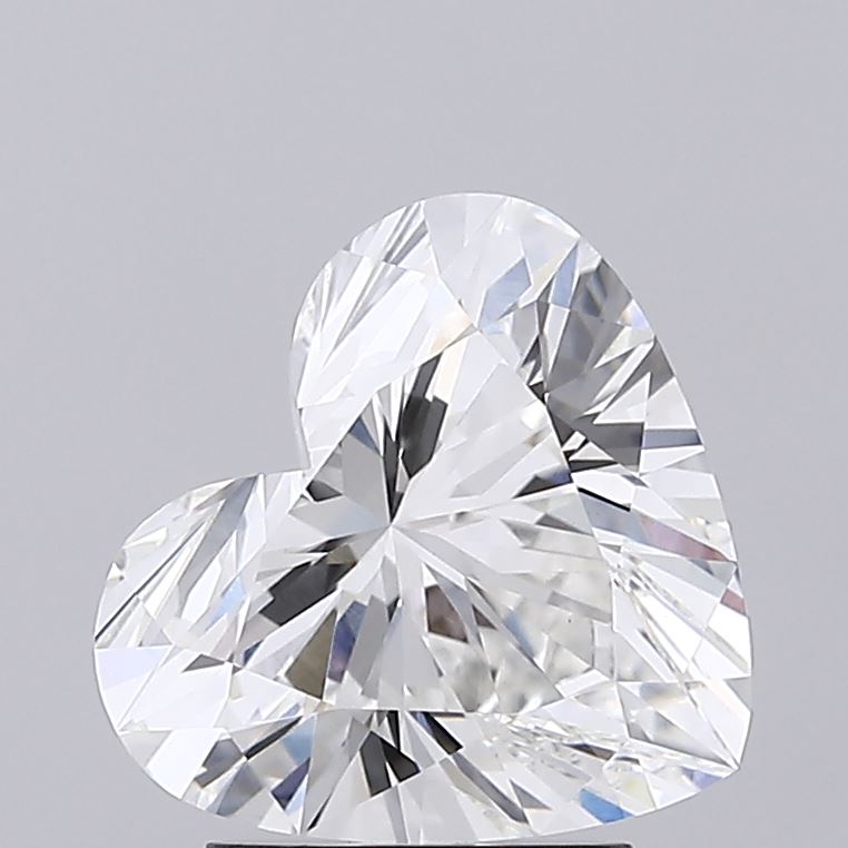 2.60ct Heart lab grown diamond