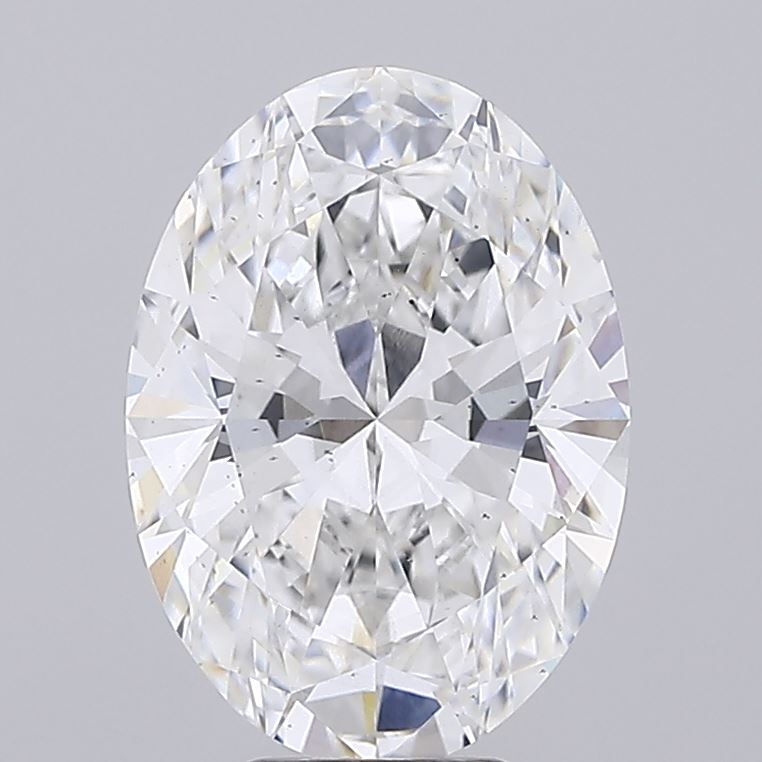 5.52ct Oval lab grown diamond