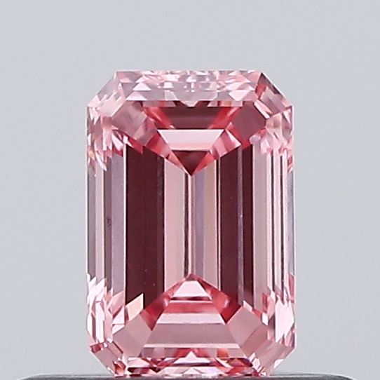 0.3ct Emerald Fancy Intense Pink VVS2