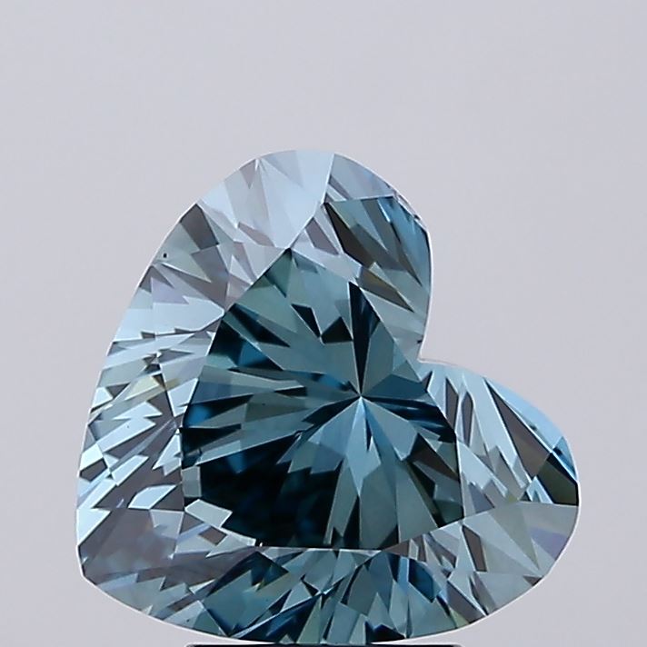 4.06ct Heart lab grown diamond