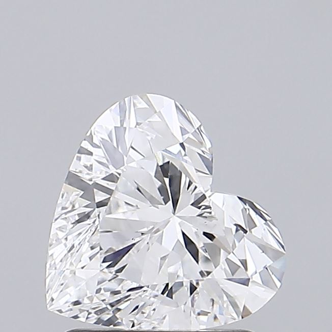 1.36 ct Heart lab grown diamond D VS1