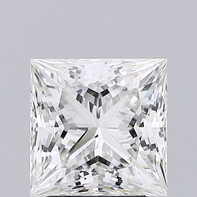 2.70ct Princess lab grown diamond