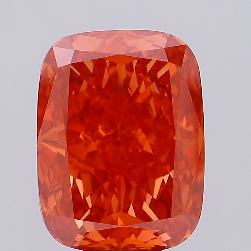 11.16ct Cushion Fancy Vivid Red VS1 IGI