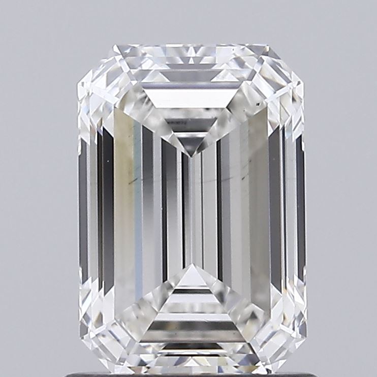 1.09ct Emerald lab grown diamond