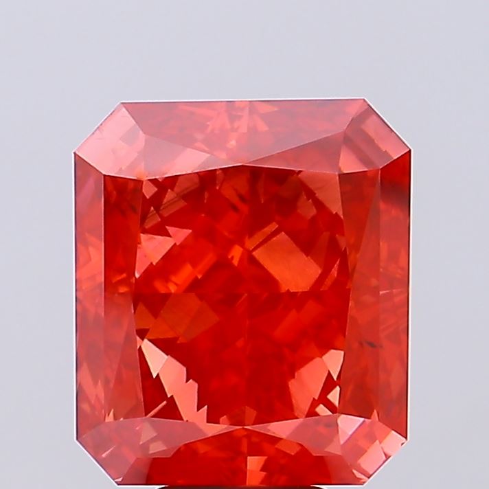 10.1ct Radiant Fancy Vivid Red SI1 IGI