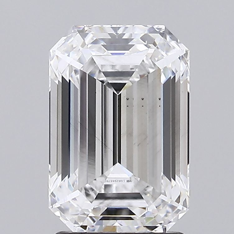 2.35ct Emerald lab grown diamond