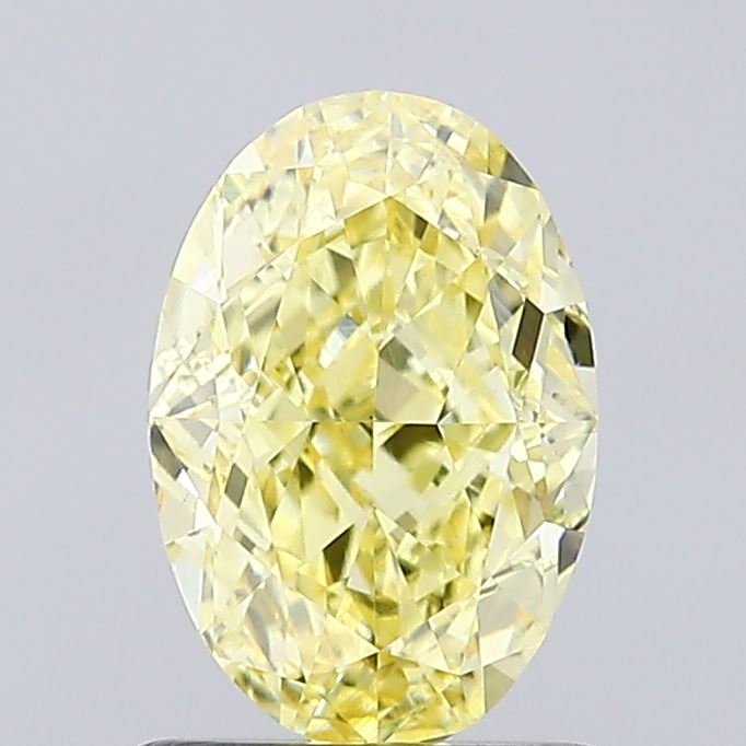 1.25ct Oval Fancy Intense Yellow VS1