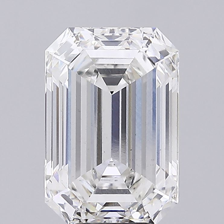 6.18ct Emerald lab grown diamond