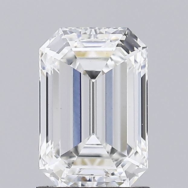 1.29ct Emerald lab grown diamond