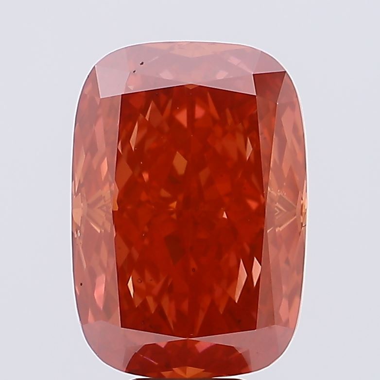 10.26ct Cushion Fancy Vivid Red VS2 IGI