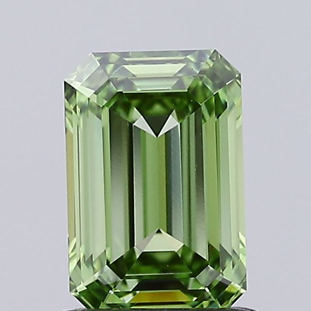 1.08ct Emerald lab grown diamond