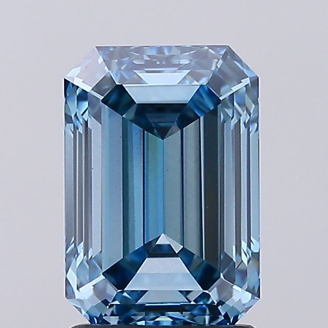2.07ct Emerald lab grown diamond