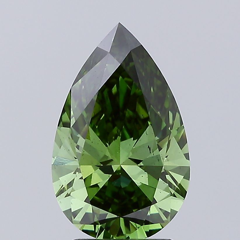2.46ct Pear lab grown diamond