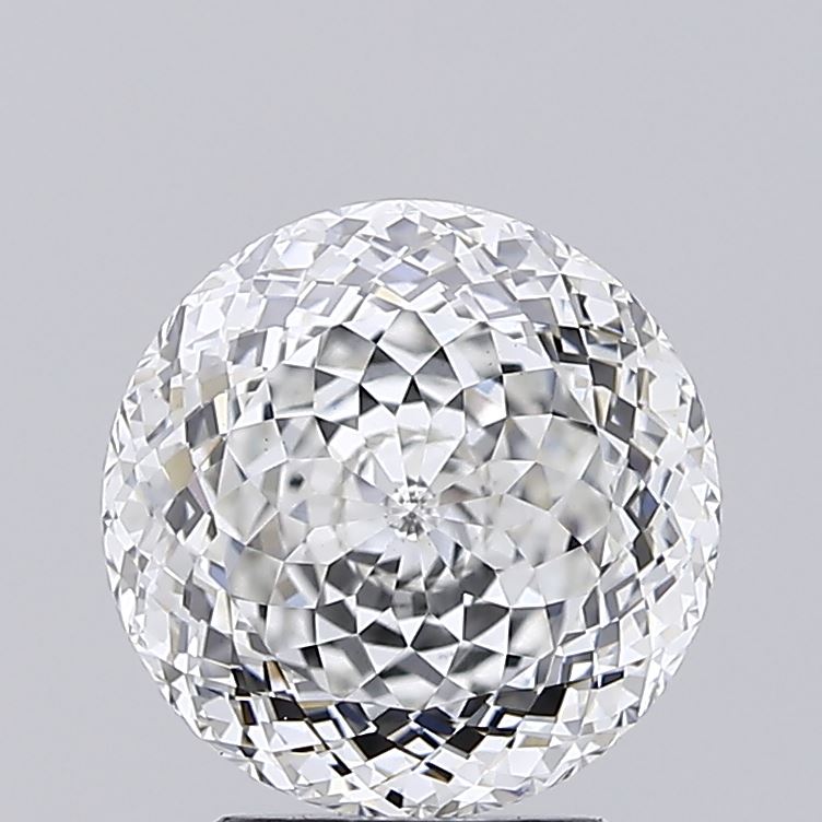2.93ct Round Mixed Cut Diamond