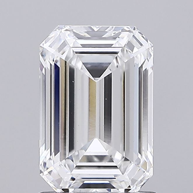 1.37ct Emerald lab grown diamond