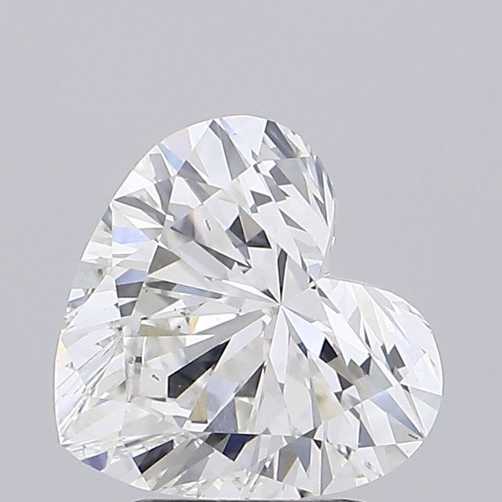 2.57ct Heart lab grown diamond