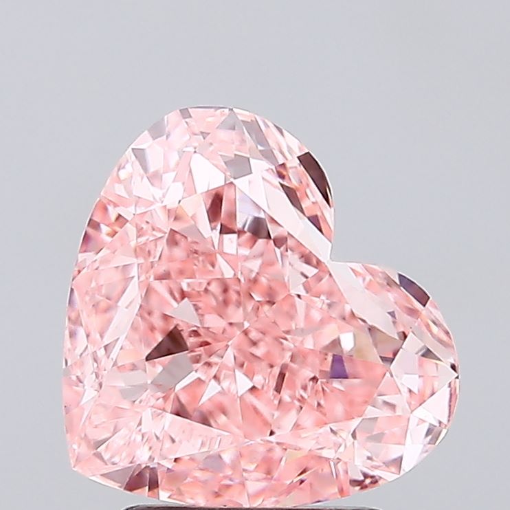 2.68ct Heart Modified Brilliant Diamond