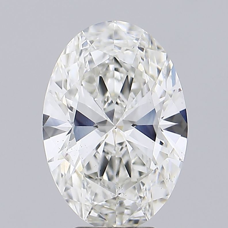 4.17ct Oval lab grown diamond