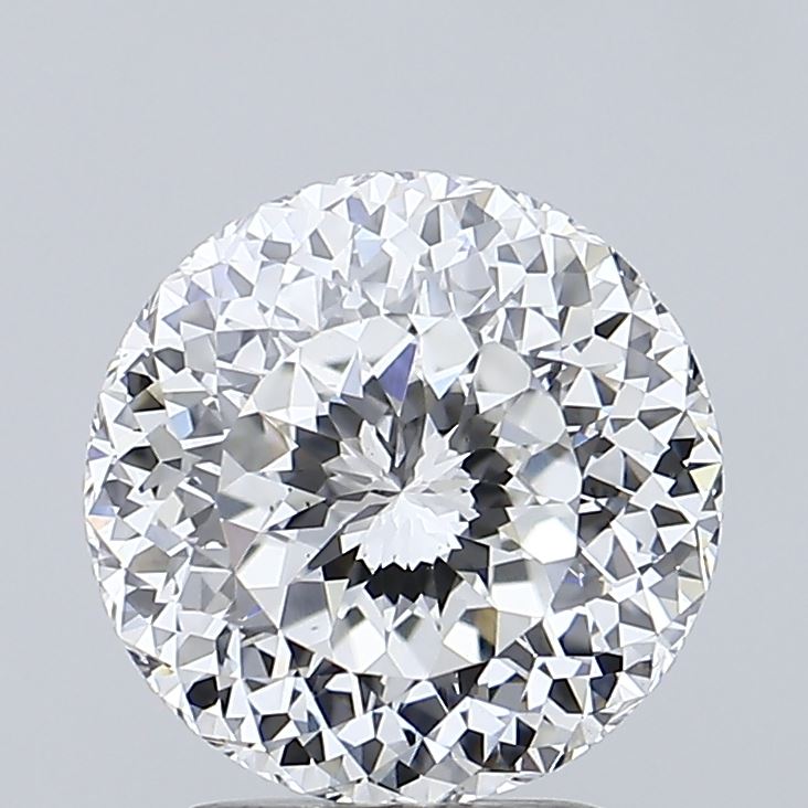 3.02ct Round Mixed Cut Diamond