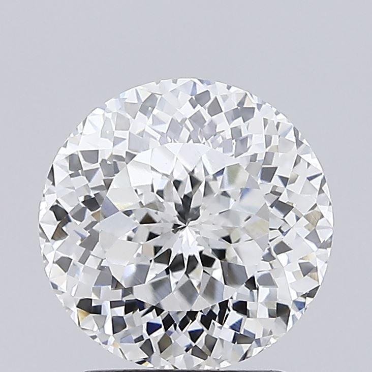 2.93ct Round Mixed Cut Diamond