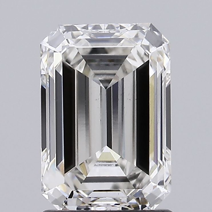 1.56ct Emerald lab grown diamond