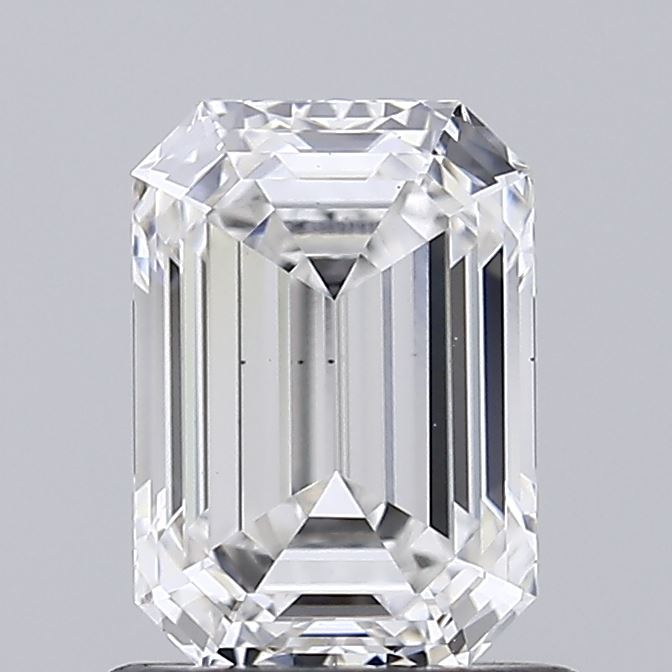 1.12ct Emerald lab grown diamond