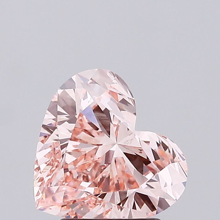 2.07ct Heart lab grown diamond